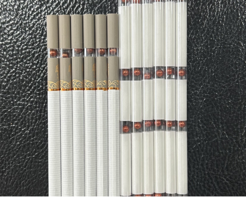 the transparent hollow burst bead composite filter rod